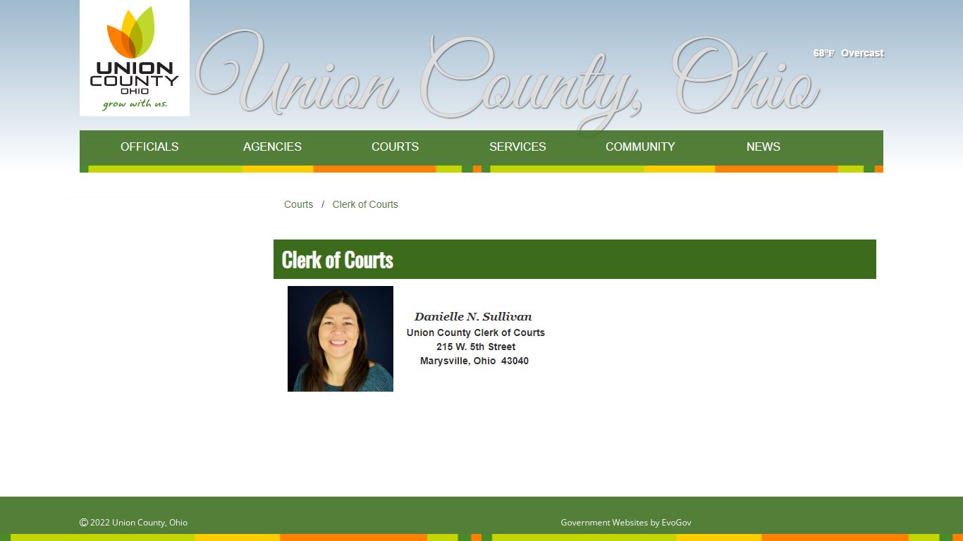 Union County, OhioClerk of Courts